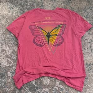 Lily grace butterfly graphic tee